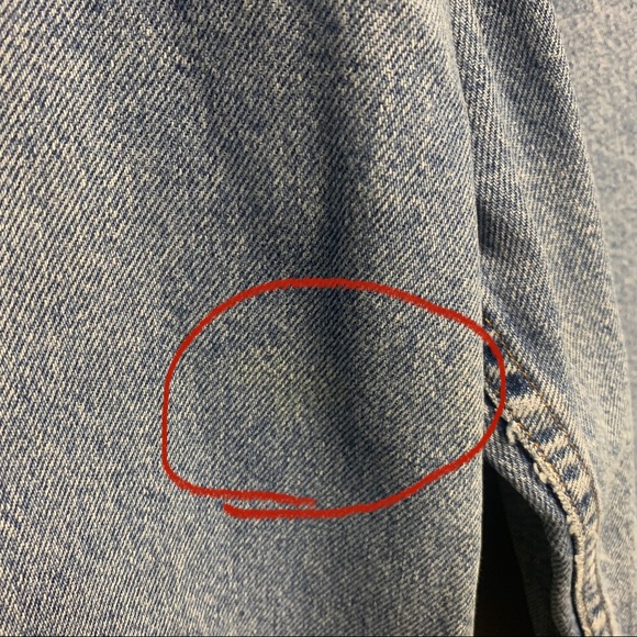 Vintage High Rise Women’s Taper Denim Blue Jeans Size 18W - Picture 7 of 9